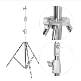 Greika Tripé de Iluminação em Aço Inox FC-S288L